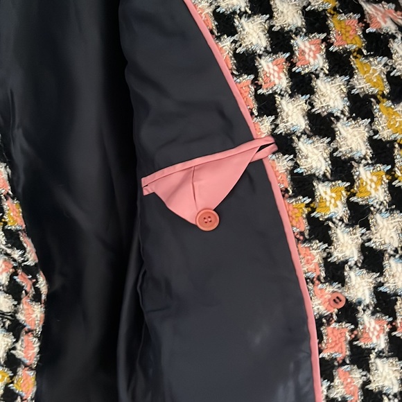 J.Crew Collection Lurex tweed oversized coat - Picture 8 of 11